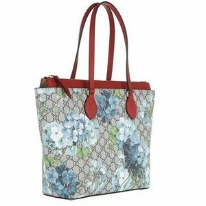 GUCCI Supreme Floral Blue GG Blooms Med/Tote/Bag